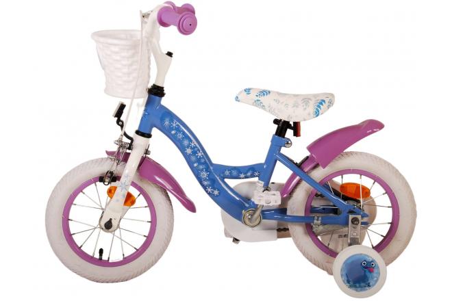 Disney Frozen 2 Børnecykel - Piger - 12 tommer - Blå / lilla