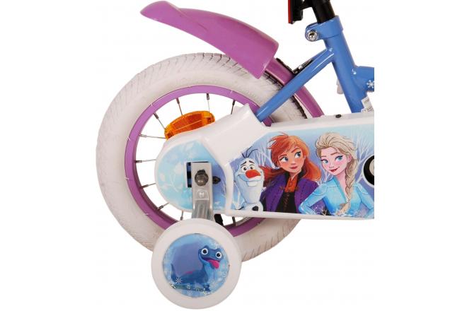 Disney Frozen 2 Børnecykel - Piger - 12 tommer - Blå / lilla
