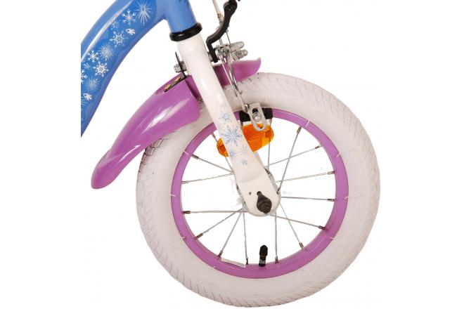 Disney Frozen 2 Børnecykel - Piger - 12 tommer - Blå / lilla