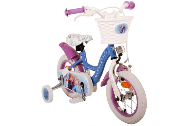 Disney Frozen 2 Børnecykel - Piger - 12 tommer - Blå / lilla