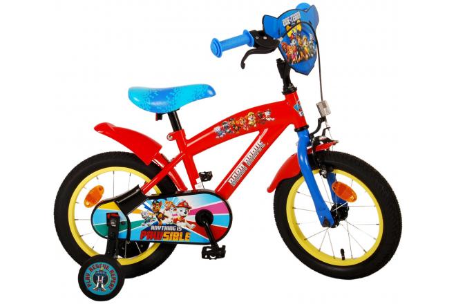 Paw Patrol børnecykel - Drenge - 14 tommer - Rød/blå