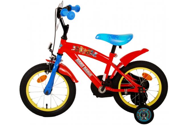 Paw Patrol børnecykel - Drenge - 14 tommer - Rød/blå