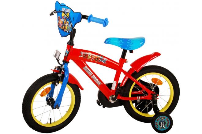 Paw Patrol børnecykel - Drenge - 14 tommer - Rød/blå