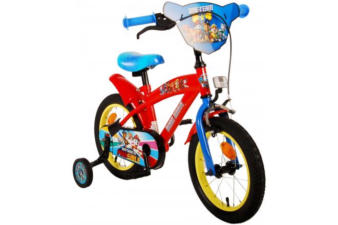 Paw Patrol børnecykel - Drenge - 14 tommer - Rød/blå