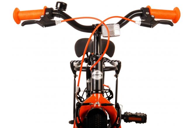 Volare Thombike Børnecykel - Drenge - 12 tommer - Sort Orange - To håndbremser