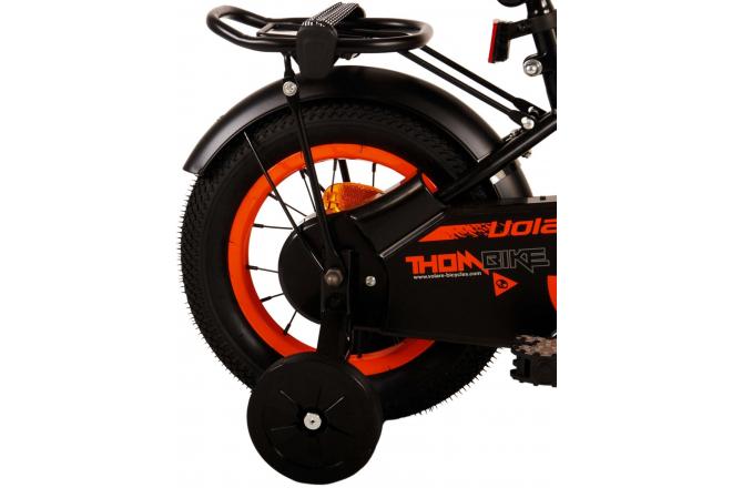 Volare Thombike børnecykel - drenge - 12 tommer - Sort Orange