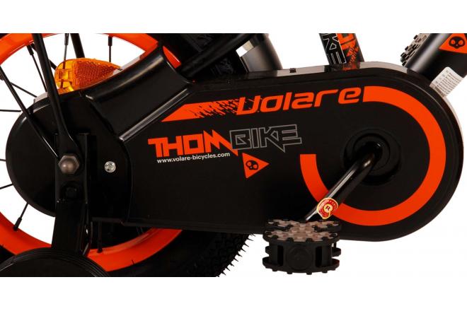 Volare Thombike børnecykel - drenge - 12 tommer - Sort Orange