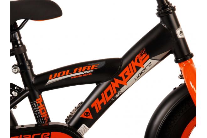 Volare Thombike børnecykel - drenge - 12 tommer - Sort Orange