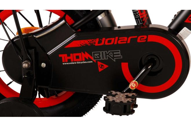 Volare Thombike Børnecykel - drenge - 12 tommer - Sort Rød