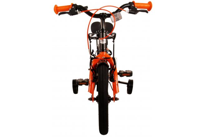 Volare Thombike Børnecykel - Drenge - 14 tommer - Sort Orange - To håndbremser