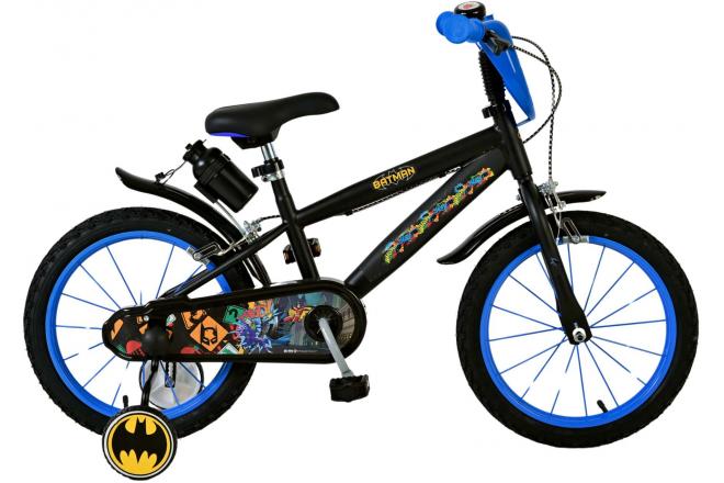 Batman børnecykel - Drenge - 16 tommer - Sort