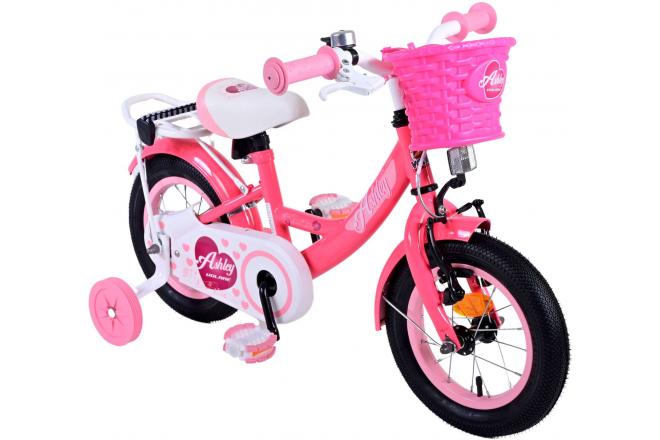 Volare Ashley børnecykel - Piger - 12 tommer - Rød/rosa