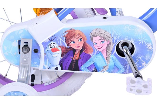 Disney Frozen 2 Børnecykel - Piger - 14 tommer - Blå / lilla