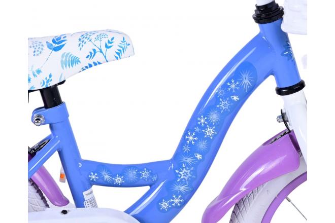 Disney Frozen 2 Børnecykel - Piger - 14 tommer - Blå / lilla