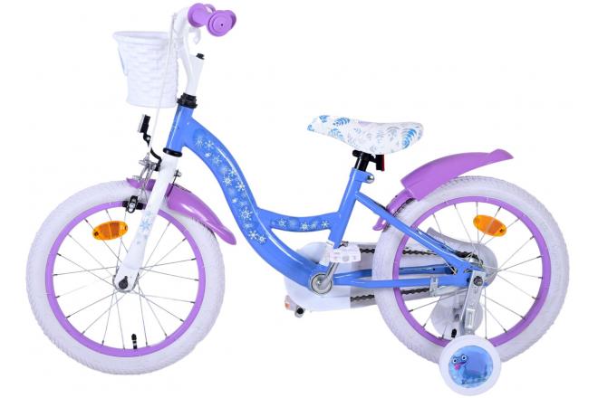 Disney Frozen 2 Børnecykel - Piger - 16 tommer - Blå / lilla