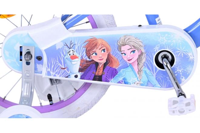 Disney Frozen 2 Børnecykel - Piger - 16 tommer - Blå / lilla