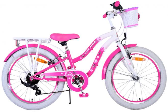 Volare Lovely børnecykel - Piger - 20 tommer - Lyserød - 6 gear