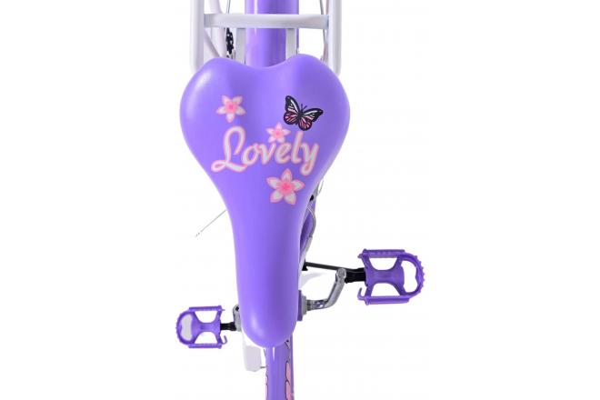 Volare Lovely børnecykel - Piger - 20 tommer - Lilla - 6 gear