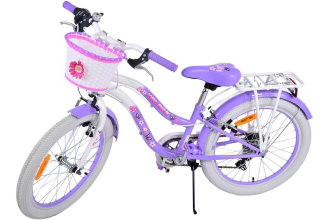 Volare Lovely børnecykel - Piger - 20 tommer - Lilla - 6 gear