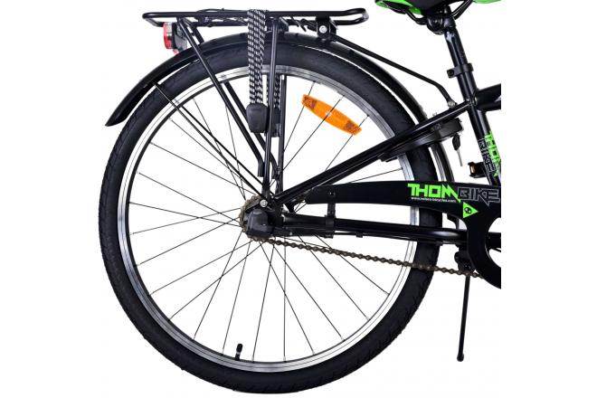 Volare Thombike Børnecykel - Drenge - 24 tommer - Grøn Sort - 3 gear