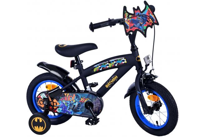 Batman Børnecykel - Drenge - 12 tommer - Sort