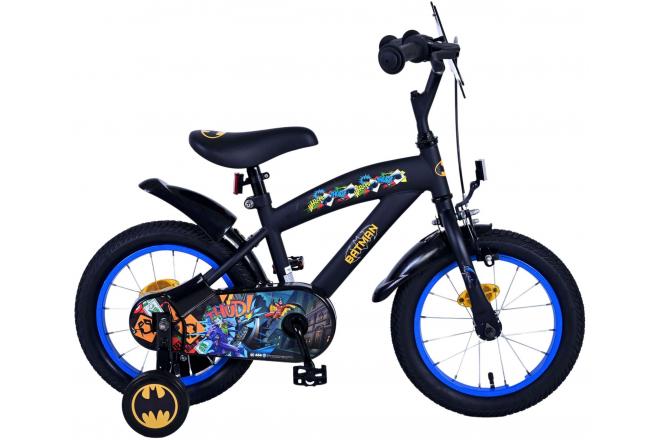 Batman Børnecykel - Drenge - 14 tommer - Sort