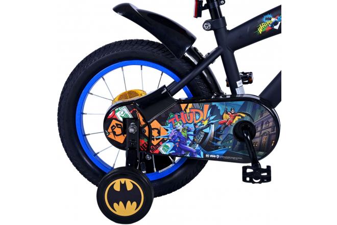 Batman Børnecykel - Drenge - 14 tommer - Sort