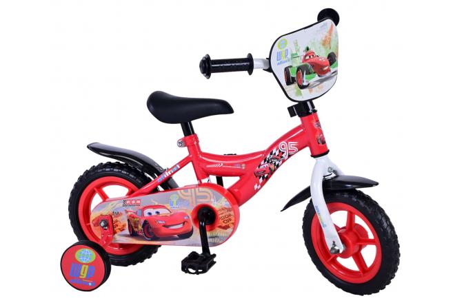 Disney Cars Børnecykel - Drenge - 10 tommer - Rød - Fast gear