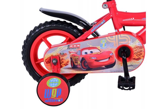 Disney Cars Børnecykel - Drenge - 10 tommer - Rød - Fast gear