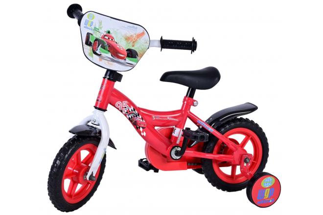 Disney Cars Børnecykel - Drenge - 10 tommer - Rød - Fast gear