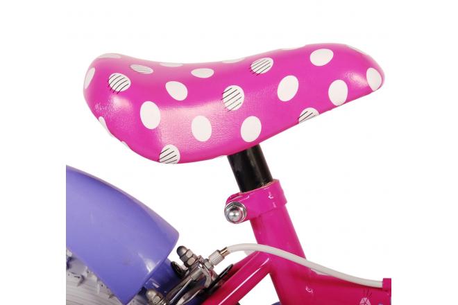 Disney Minnie Sødeste nogensinde! Børnecykel - Piger - 12 tommer - Pink - To håndbremser