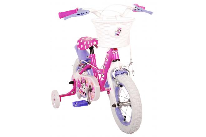 Disney Minnie Sødeste nogensinde! Børnecykel - Piger - 12 tommer - Pink - To håndbremser