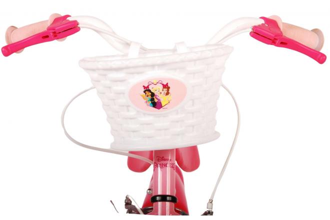 Disney Princess Børnecykel - Piger - 14 tommer - Lyserød - To håndbremser