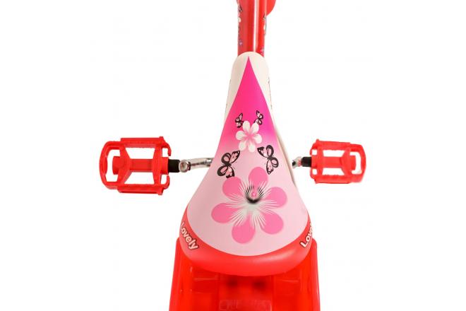 Volare Lovely børnecykel - piger - 16 tommer - rød - to håndbremser