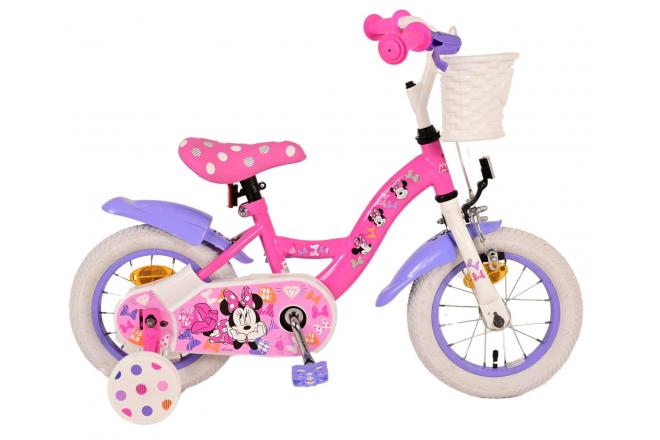 Minnie Børnecykel - Piger - 12 tommer - Pink