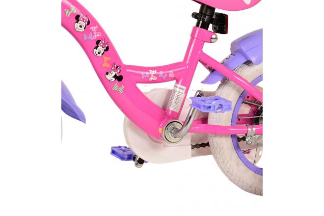 Minnie Børnecykel - Piger - 12 tommer - Pink