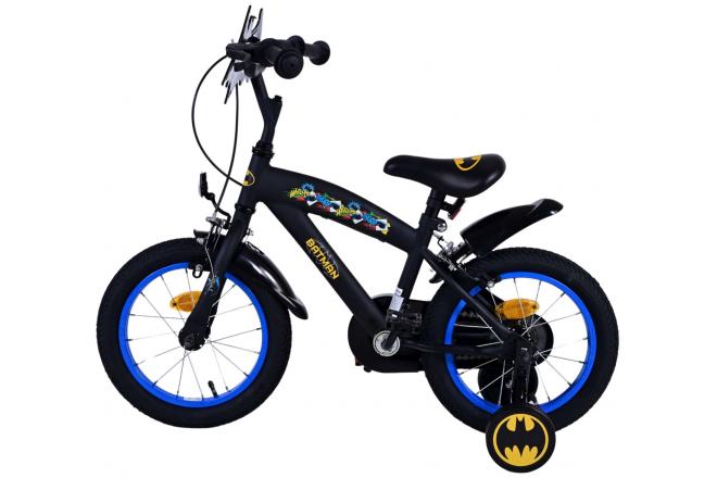 Batman Børnecykel - Drenge - 14 tommer - Sort - To håndbremser