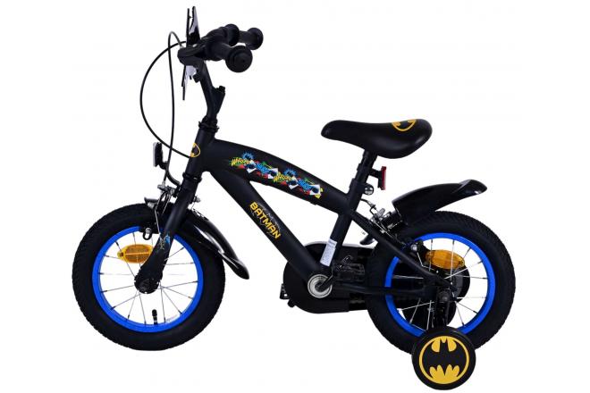 Batman Børnecykel - Drenge - 12 tommer - Sort - To håndbremser