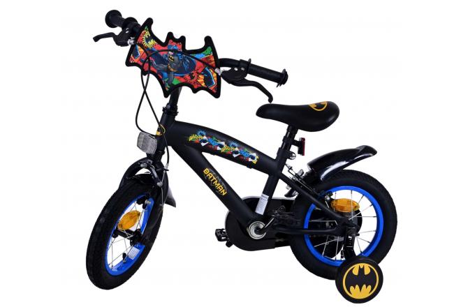 Batman Børnecykel - Drenge - 12 tommer - Sort - To håndbremser