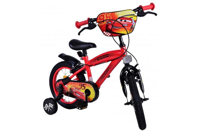Disney Cars Børnecykel - Drenge - 14 tommer - Rød - To håndbremser