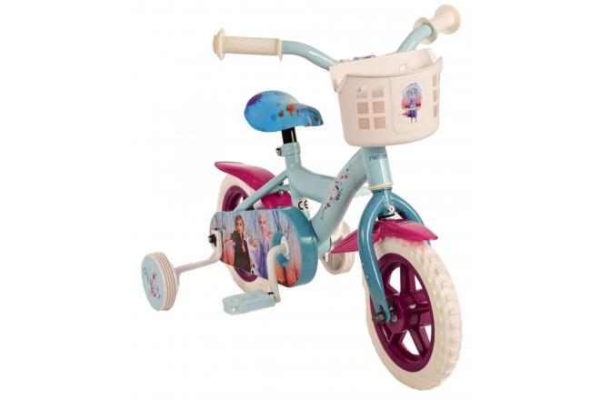 Disney Frozen 2 Kinderfiets - Meisjes - 10 inch - Blauw/Paars