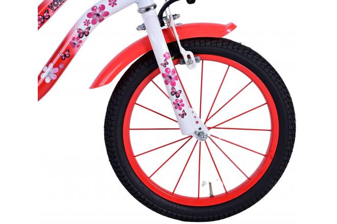 Volare Lovely børnecykel - Piger - 16 tommer - Pink Hvid [CLONE]