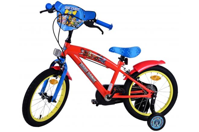 Paw Patrol Børnecykel - Drenge - 16 tommer - Rød - To håndbremser