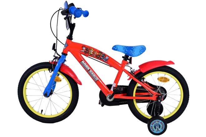 Paw Patrol Børnecykel - Drenge - 16 tommer - Rød - To håndbremser