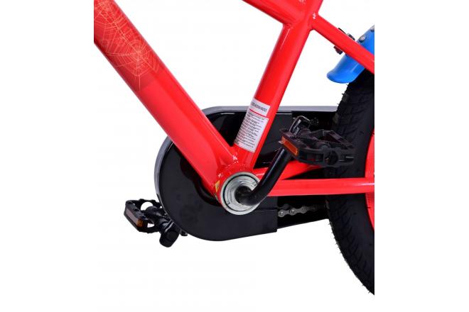 Spider-Man børnecykel - Drenge - 16 tommer - Rød