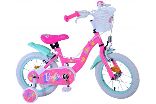 Barbie Børnecykel - Piger - 14 tommer - Pink - To håndbremser