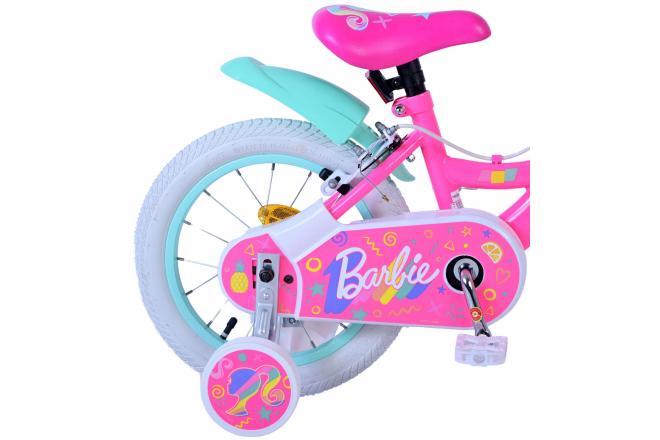 Barbie Børnecykel - Piger - 14 tommer - Pink - To håndbremser