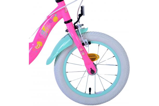 Barbie Børnecykel - Piger - 14 tommer - Pink - To håndbremser