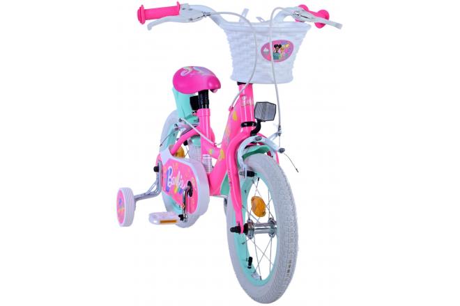Barbie Børnecykel - Piger - 14 tommer - Pink - To håndbremser