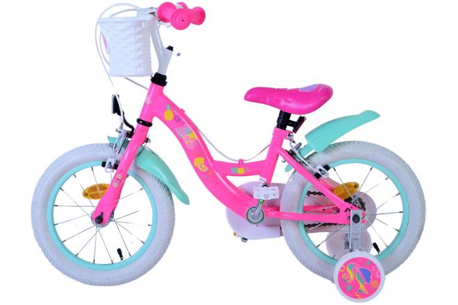 Barbie Børnecykel - Piger - 14 tommer - Pink - To håndbremser